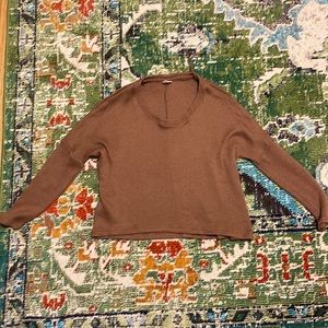 Cute light brown Cape Juby sweater. Size medium.